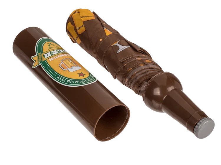 Parasolka butelka Piwo Śmieszna parasol składany (2).png