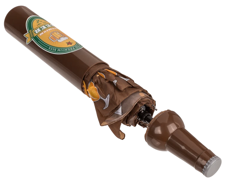 Parasolka butelka Piwo Śmieszna parasol składany (3).png