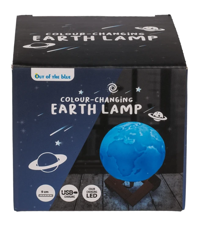 Lampka Kula Ziemska LED zmieniająca kolory Pilot (8).webp