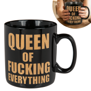 Kubek XL Queen of Fucking Królowa Czarny Duży (8).png