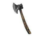 Srebrny topór wikinga Boland 49 cm - Broń rekwizyt do stroju wikinga