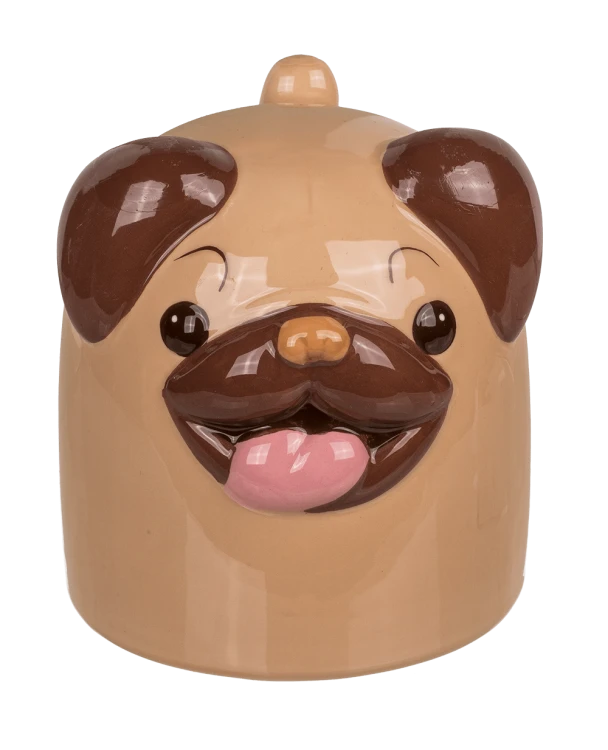 Kubek z odwróconą głową Mops Pies 400 ml Zwierzęta (1).png