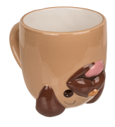 Kubek z odwróconą głową Mops Pies 400 ml Zwierzęta (4).png
