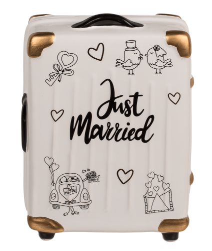 Skarbonka walizka kółka - Just Married Pary Młodej  (2).png