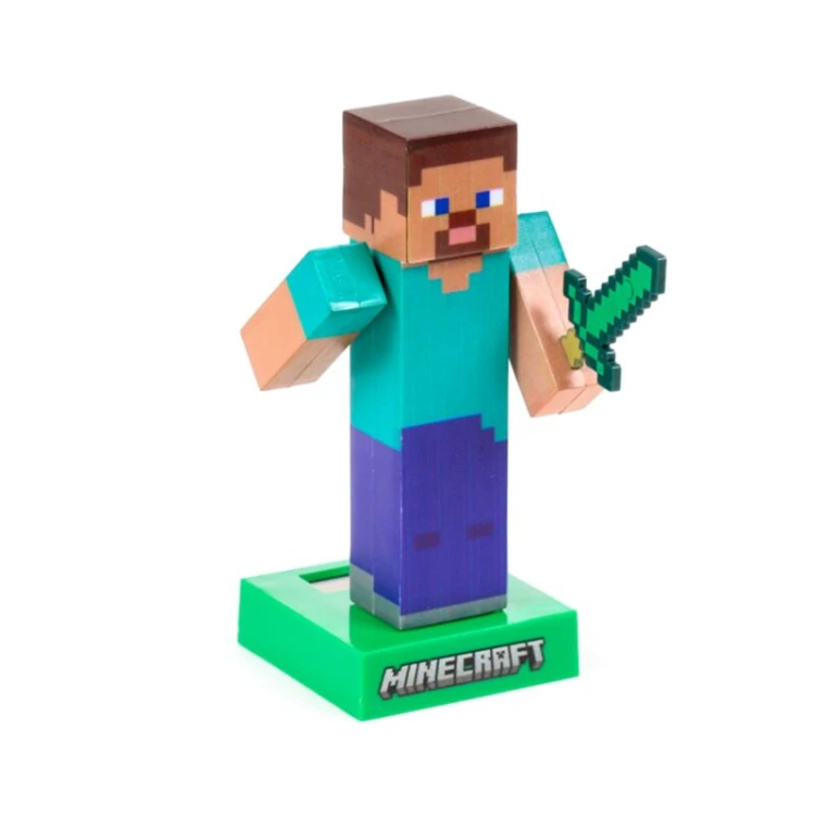 Zabawka solarna tańcząca słoneczna Minecraft Steve (1).jpg