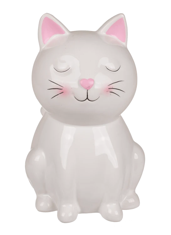 Ceramiczna Skarbonka Kot Kotek Czarny lub Biały (3).png