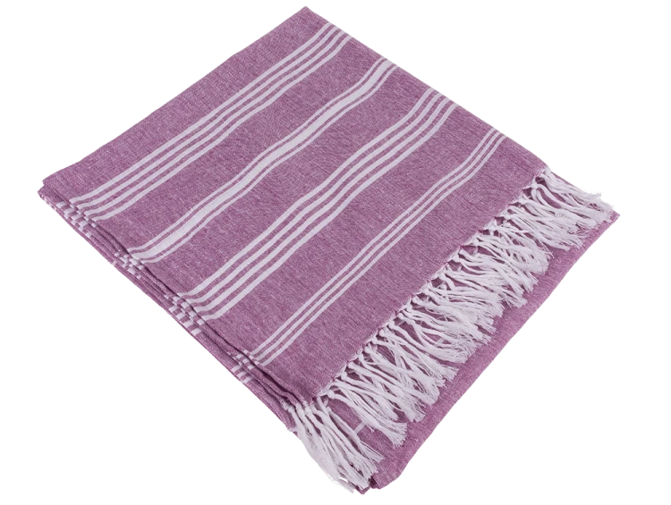 Ręcznik typu turecki Hammam jasny fiolet 80x170 cm (2).png