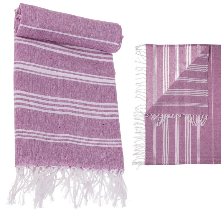 Ręcznik typu turecki Hammam jasny fiolet 80x170 cm (4).png