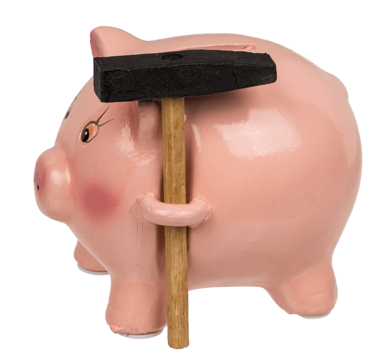 Świnka Skarbonka z Młoteczkiem Młotkiem Klasyczna (8).png