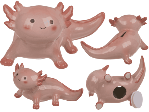 Skarbonka aksolotl różowy ceramiczny - Różowa skarbonka dla dzieci  (1).png