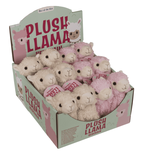Brelok pluszowa lama 10 cm - Miękka zawieszka do kluczy i torby  (2).png