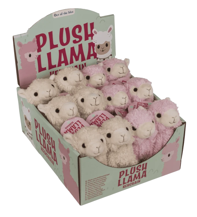 Brelok pluszowa lama 10 cm - Miękka zawieszka do kluczy i torby  (2).png