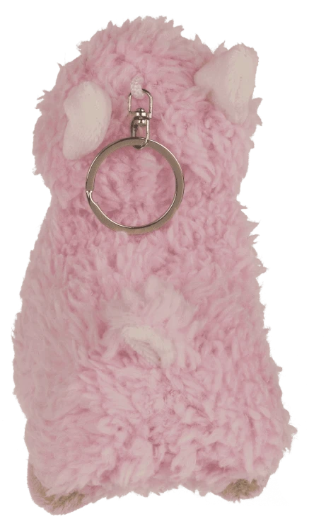 Brelok pluszowa lama 10 cm - Miękka zawieszka do kluczy i torby  (7).png