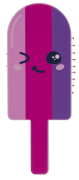 Szczotka do włosów lód na patyku Kawaii - słodkie rozczesywanie  (5).png