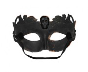 Maseczka miedziana z czaszką - maska z czaszką na Halloween