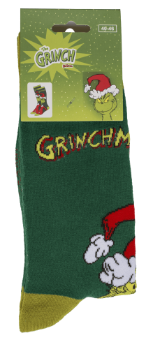 Świąteczne skarpetki Grinch 40-46 - kolorowe skarpetki męskie na prezent  (2).png
