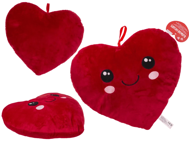 Pluszowa Poduszka Serce z Uśmiechem - Prezent na Walentynki  (1).png