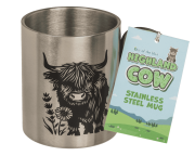 Stalowy Kubek z Karabińczykiem Highland Cow - Krowa Szkocka  (2).png