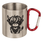 Stalowy Kubek z Karabińczykiem Highland Cow - Krowa Szkocka  (9).png