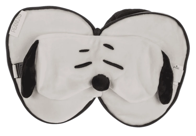 Poduszka Podróżna Snoopy 2w1 - Z Opaską na Oczy  (5).png