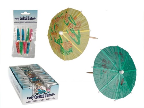 PARASOLKI KOKTAJLÓW DRINKÓW ZESTAW HAWAJSKIE ALOHA 2