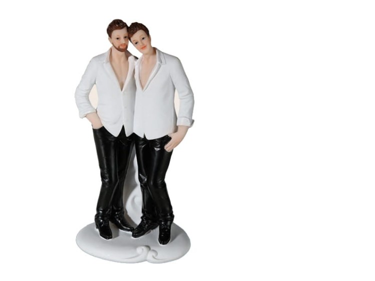 FIGURKA PARA MĘŻCZYZN TORT MĘŻCZYŹNI GEJÓW GEJE