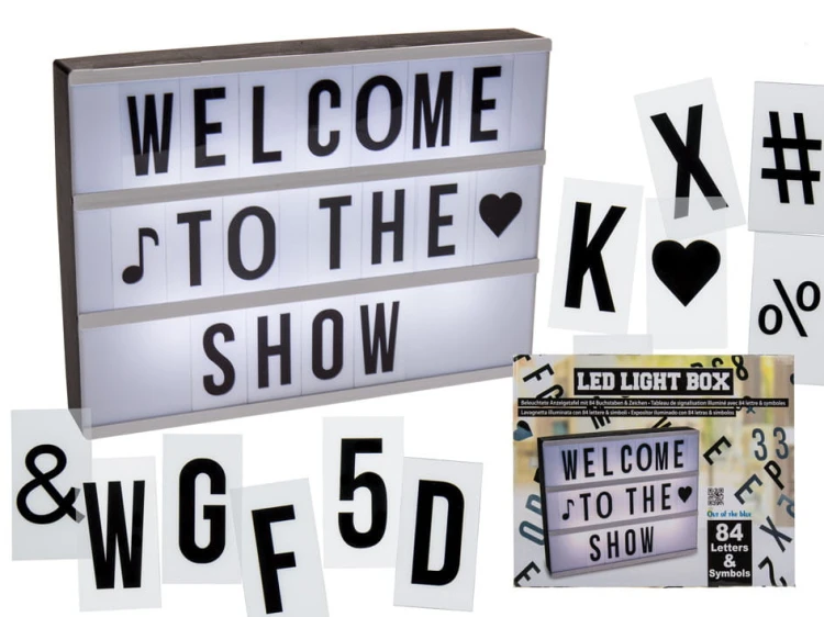 PODŚWIETLANA TABLICA LED A4 CINEMA LIGHTBOX 60 LITER 1