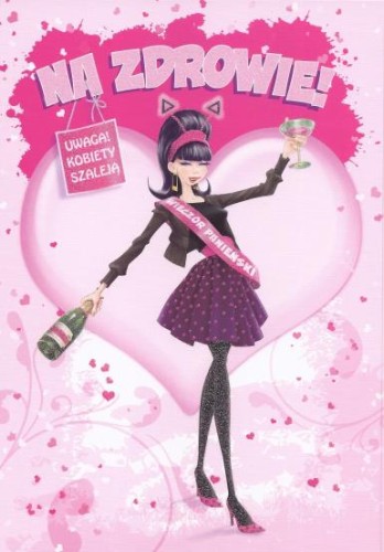 Karnet na wieczór panieński Na Zdrowie Pocztówka