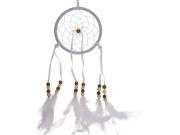 ŁAPACZ SNÓW dreamcatcher BIAŁE PIÓRA DEKORACJA 1.jpg