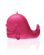 ŚWIECA WIELORYB RÓŻ PERŁOWY ŚWIECZKA 3D XL 2
