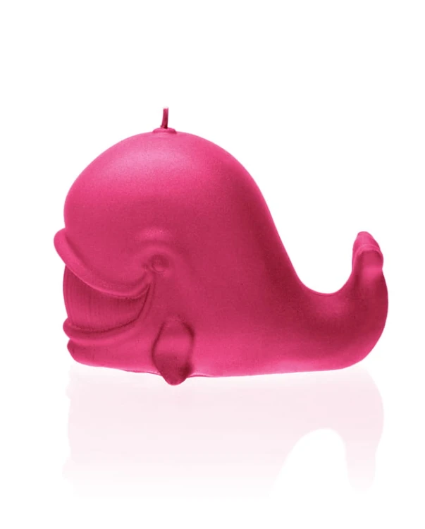 ŚWIECA WIELORYB RÓŻ PERŁOWY ŚWIECZKA 3D XL 2