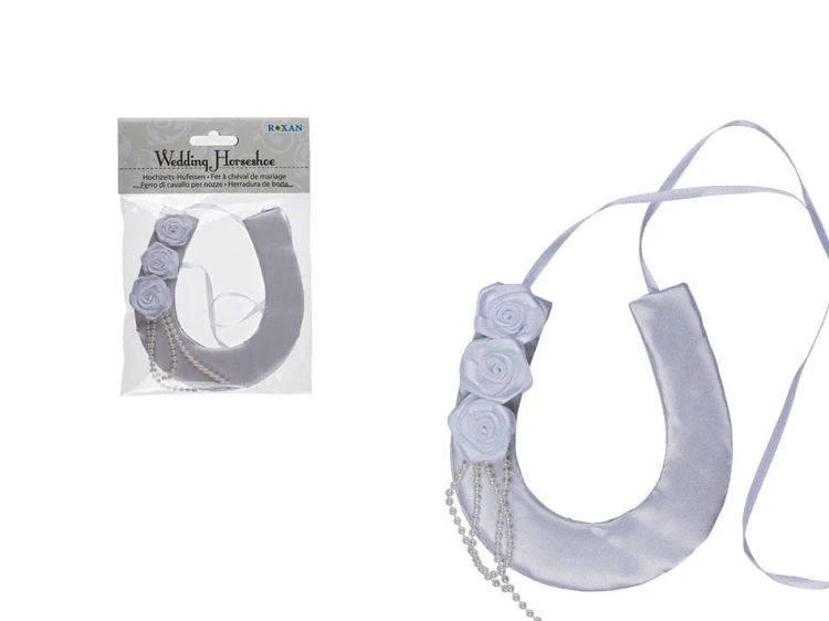 PODKOWA ŚLUBNA DEKORACJA WESELE ZAWIESZKA BIAŁA 1