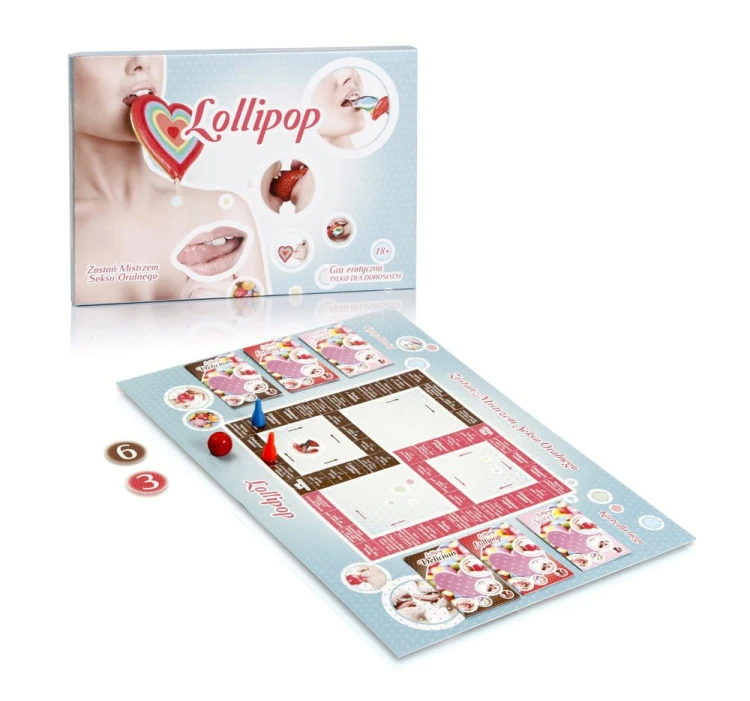GRA EROTYCZNA LOLLIPOP PLANSZOWA SEKS SEX ORALNY 2