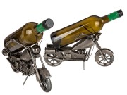 Metalowy Stojak Na Wino - Motocykl Butelkę Alkohol