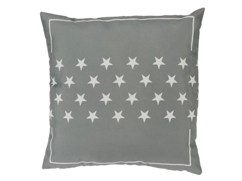 Dekoracyjna Poduszka Szara Gwiazdki 40x40 Gwiazdy Poduszeczka.jpg
