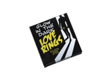 PIERŚCIEŃ MIŁOŚCI ŚWIECĄCY W CIEMNOŚCI PENISA 3 SZT 1