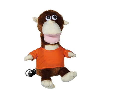 GŁOŚNIK MAŁPKA PRZENOŚNY PLUSZOWA MAŁPA TELEFON