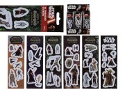 NAKLEJKI STAR WARS 3D ZESTAW 6 SZT. GWIEZDNE WOJNY 2