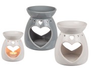 CERAMICZNY KOMINEK DO OLEJKÓW ZAPACHOWYCH Z SERDUSZKIEM 2