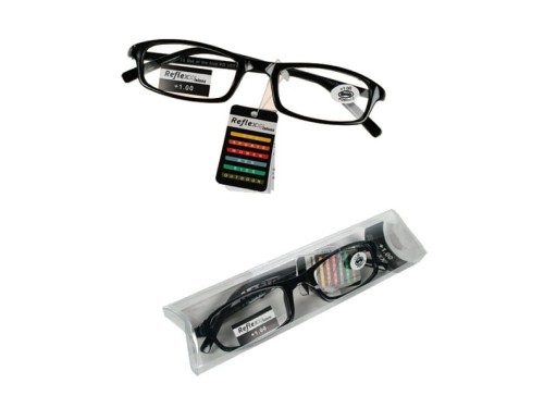 OKULARY DO CZYTANIA CZARNE PLASTIKOWA OPRAWKA 1