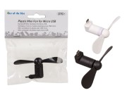 MINI WIATRACZEK MICRO USB WENTYLATOR TELEFONU 3