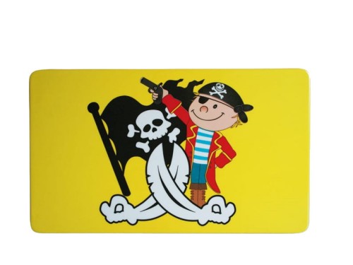 DESKA DO KROJENIA MAŁY PIRAT PIRACI FLAGA PIRACKA