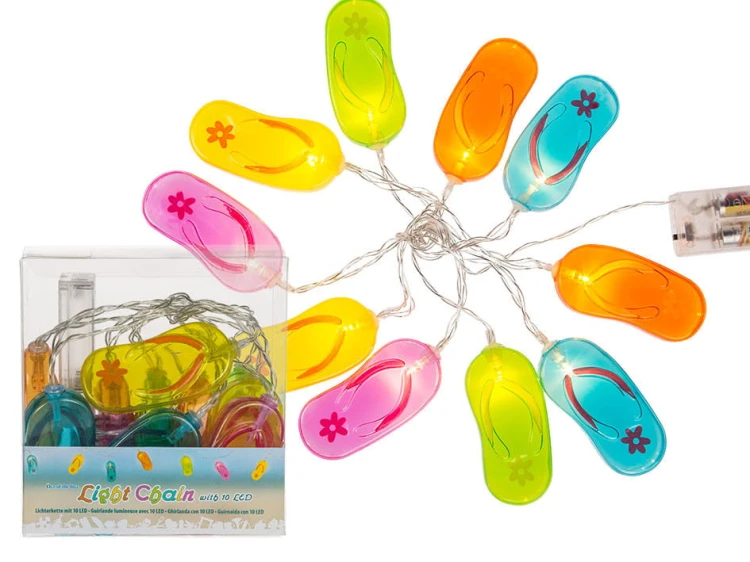 GIRLANDA KLAPKI LED ŚWIECĄCA LAMPKI JAPONKI BUTY