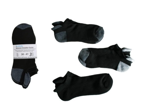 SKARPETY DAMSKIE STOPKI 36-41 CZARNE  SKARPETKI