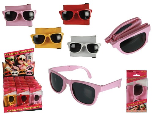 SKŁADANE CIEMNE OKULARY PRZECIWSŁONECZNE 400UV 2