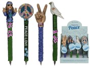 DŁUGOPIS PEACE ZNAK POKOJU MIX WZORÓW WKŁAD CZARNY 2.jpg