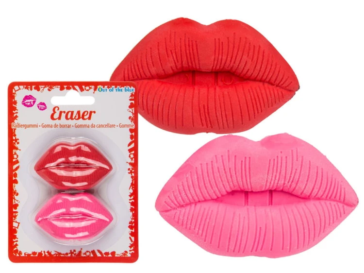 GUMKI DO ŚCIERANIA USTA 2 SZT. NA OŁÓWEK MRS LIPS
