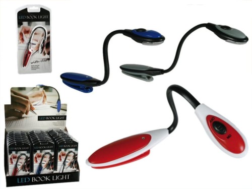 LATARKA DO KSIĄŻKI 2 LED LAMPKA TURYSTYCZNA MAŁA 2