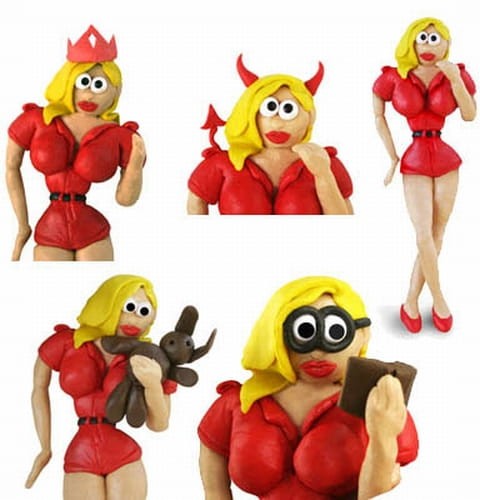 ULEP WYMARZONĄ DZIEWCZYNĘ PLASTELINA CIASTOLINA