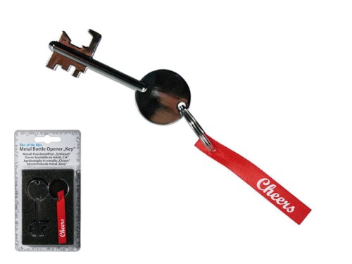BRELOK OTWIERACZ W KSZTAŁCIE KLUCZA DO BUTELEK 1